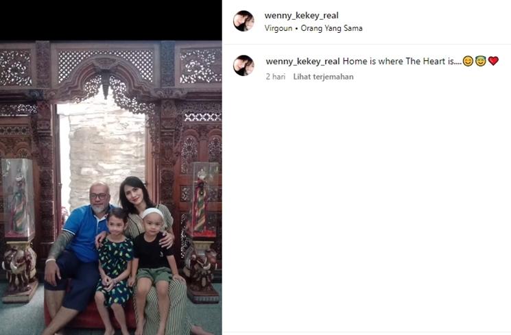 Potret suami Wenny Ariani dan Kekey (Instagram/@wenny_kekey_real)