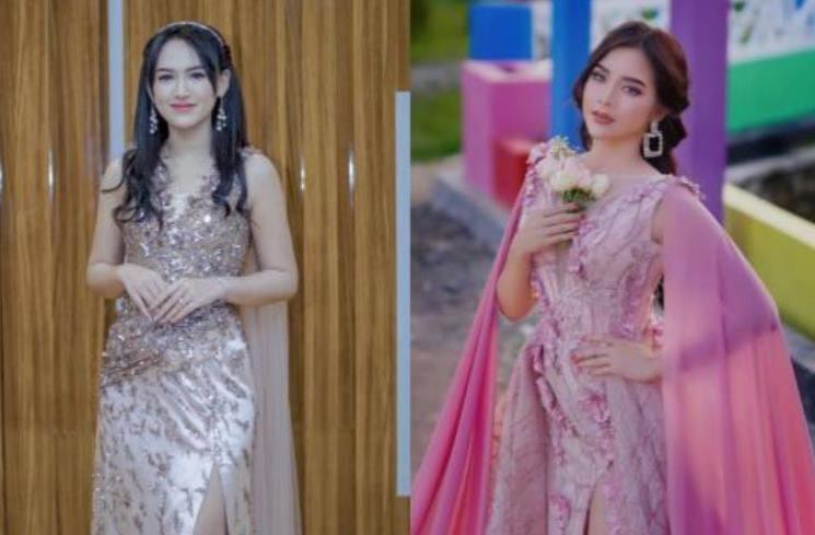 Adu Gaya Happy Asmara Vs Bella Bonita. (Instagram/@happy_asmara77/@bellabonita_r.a)