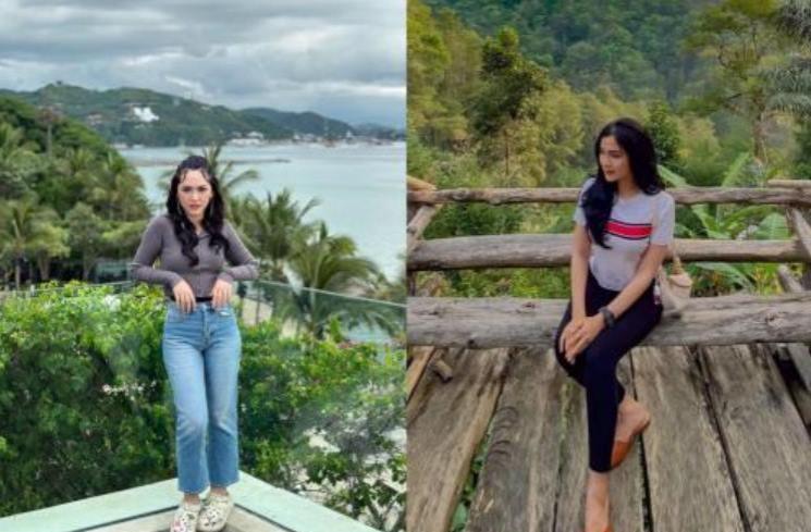 Adu Gaya Happy Asmara Vs Bella Bonita. (Instagram/@happy_asmara77/@bellabonita_r.a)