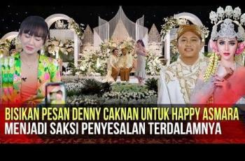 CEK FAKTA: Jadi Penyesalan Terdalam, Denny Caknan Beri Bisikan Pesan ke Happy Asmara