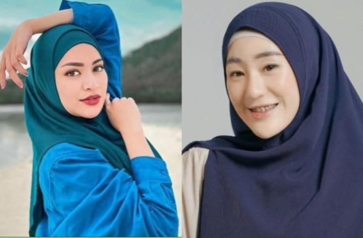 Nathalie Holscher dan Larissa Chou (Kolase Instagram)