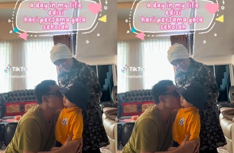 Momen Gala Sky Pertama Masuk Sekolah (tiktok/@dewizuhriati)