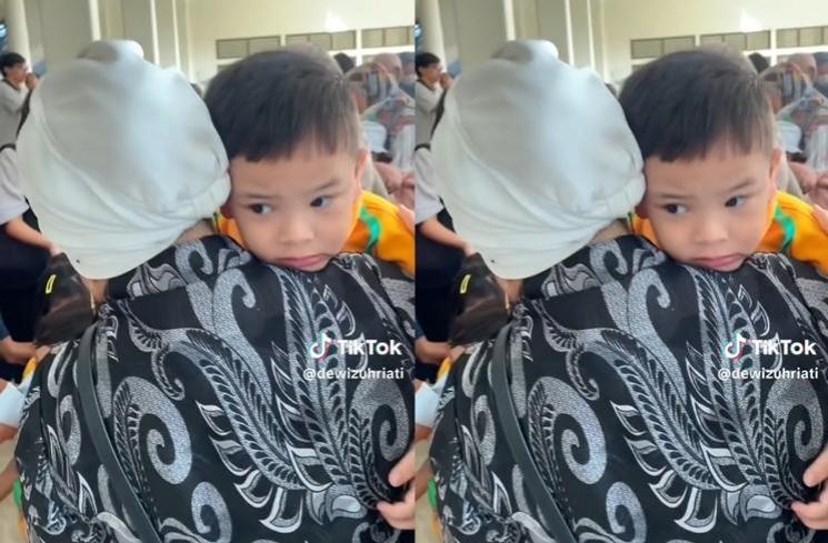 Momen Gala Sky Pertama Masuk Sekolah (tiktok/@dewizuhriati)