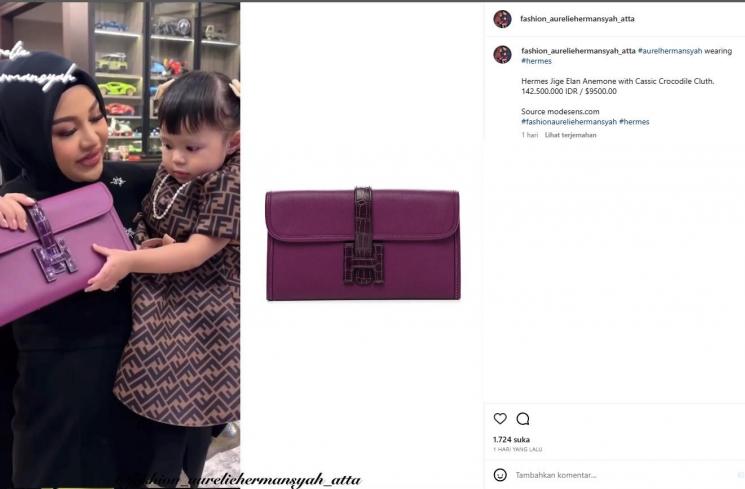 Hadiah ulang tahun Aurel Hermansyah (instagram)