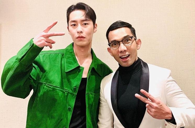Potret Indra Herlambang Bareng Artis Korea (instagram/@indraherlambang)