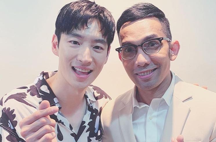Potret Indra Herlambang Bareng Artis Korea (instagram/@indraherlambang)