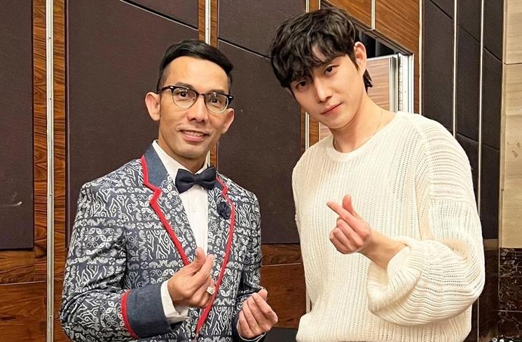 Potret Indra Herlambang Bareng Artis Korea (instagram/@indraherlambang)