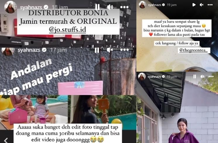 Ragam Tingkah Syahnaz Sadiqah usai Klarifikasi (Instagram/@syahnazs)