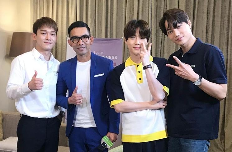 Potret Indra Herlambang Bareng Artis Korea (instagram/@indraherlambang)