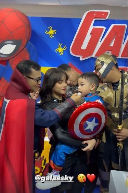 Potret Ulang Tahun Gala Sky ke-3 (Instagram/dewizuhriati)