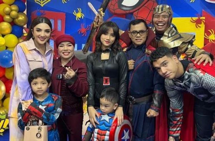 Potret Ulang Tahun Gala Sky ke-3 (Instagram/ashanty_ash)