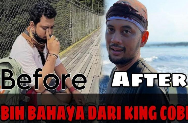 Panji Petualang makin kurus. (YouTube/ Adventurer's banner)