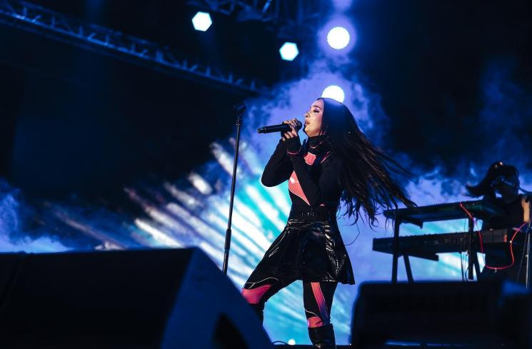 Faouzia di Prambanan Jazz 2023 (dok.istimewa)