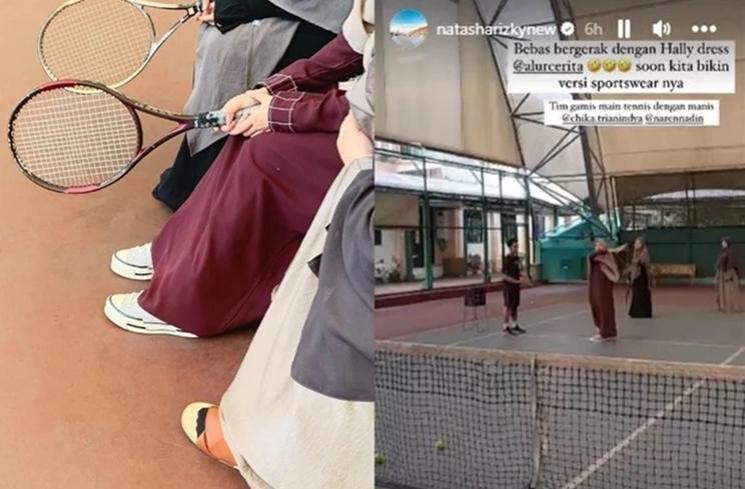 Gaya Artis Berhijab saat Olahraga (instagram/@natasharizkynew)