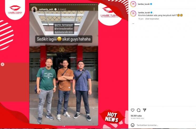 Unggahan lambe turah mengenai Azriel (instagram)