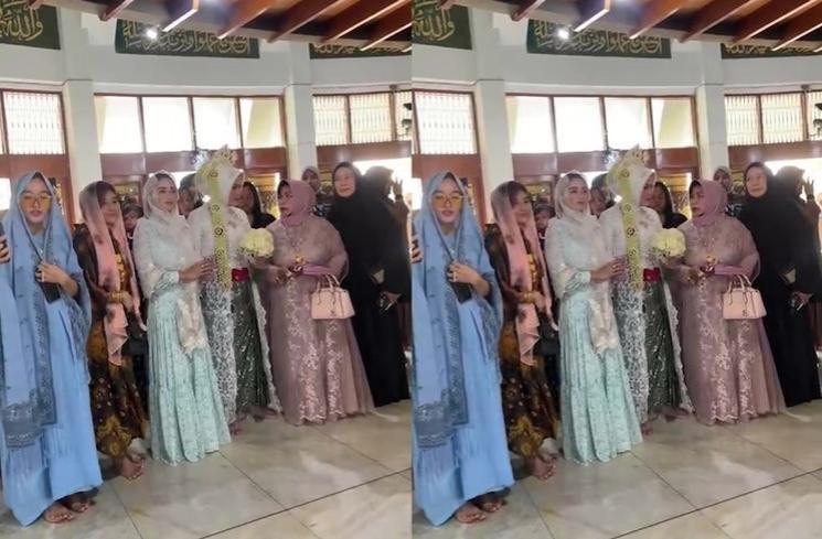 Potret Dewi Perssik di Nikahan Rosa Meldianti (instagram/dewiperssik9)