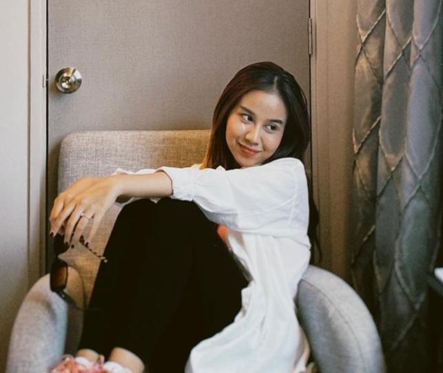Mayang liburan di Singapura (instagram)