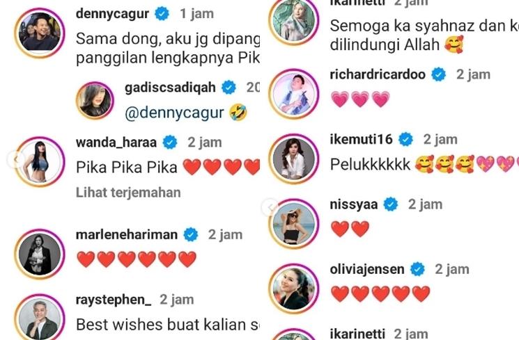 Dukungan buat Syahnaz Sadiqah (instagram)
