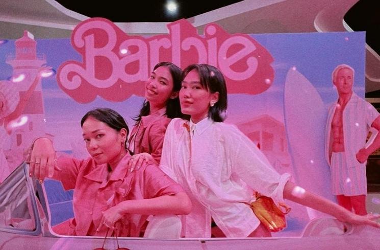 Gaya seleb Indo hadir di premiere film Barbie (Instagram/alikaislamadina)
