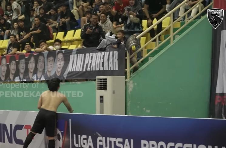 Potret Atta Halilintar Debut di Liga Pro Futsal (YouTube/Pendekar United)