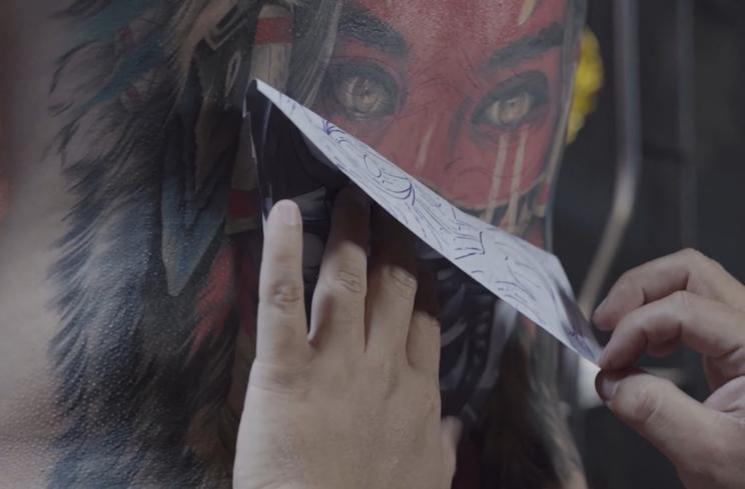 Momen Rendy Kjaernett Hapus Tato Wajah Syahnaz Sadiqah (YouTube Hendric Shinigami)