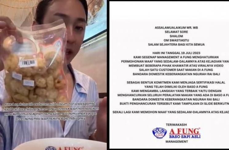 Jovi Adhiguna dan klarifikasi dari Baso Afung (Instagram, Tiktok)