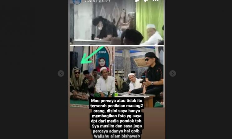 Diduga penampakan di pengajian Gus Miftah (instagram)