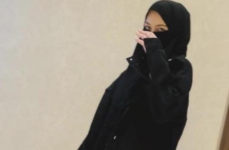 Potret Ratu Rizky Nabila Pakai cadar. (Instagram/raturn)