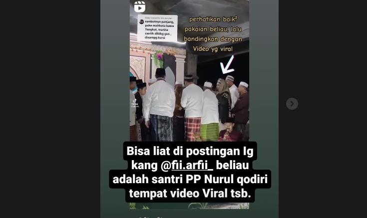 Diduga penampakan di pengajian Gus Miftah (instagram)
