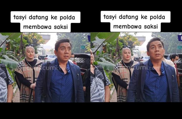 Tasyi bawa saksi ke Polda (tiktok)