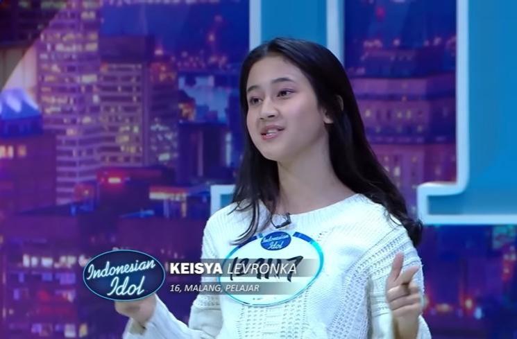 Potret Keisya Levronka Saat Audisi Indonesian Idol (YouTube/Indonesian Idol 2023)