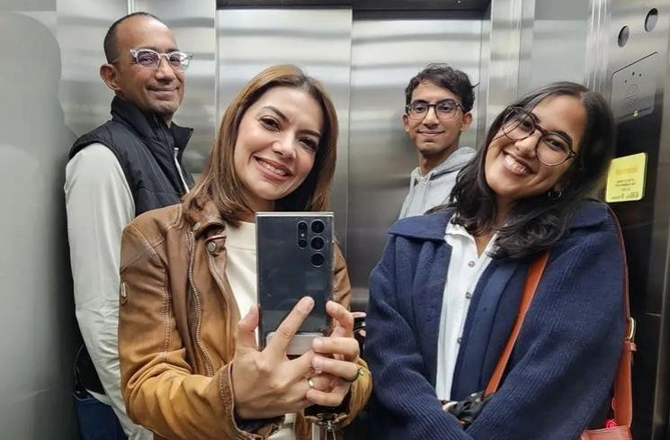 Potret Najwa Shihab hadiri wisuda anak di London (Instagram/@najwashihab)