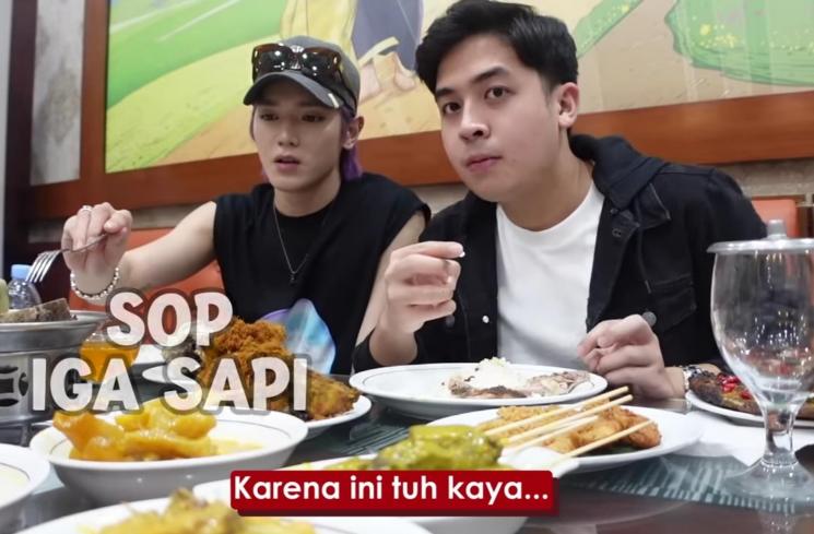 Momen Taeyong NCT Mukbang Nasi Padang (YouTube/Nihongo Mantappu) 
