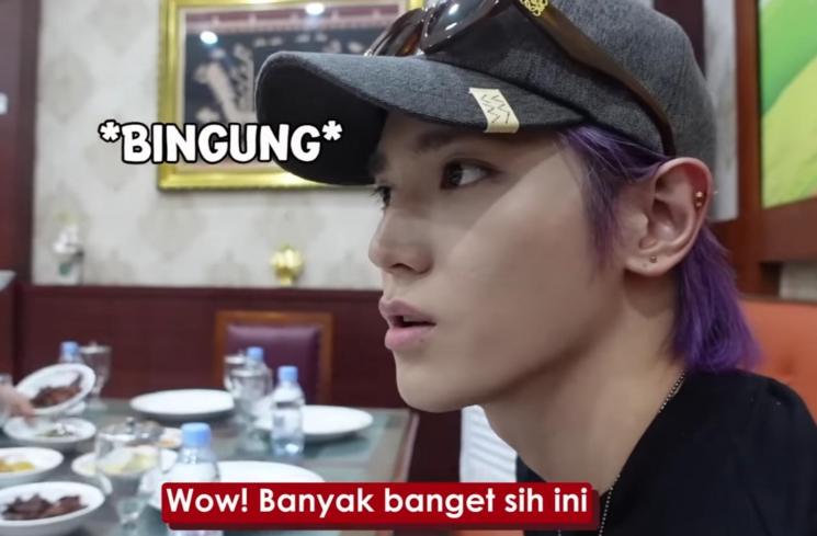 Momen Taeyong NCT Mukbang Nasi Padang (YouTube/Nihongo Mantappu) 
