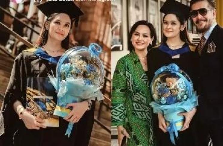 Gaya Seleb Dampingi Anak Wisuda di Luar Negeri. (Instagram/brendasalim)