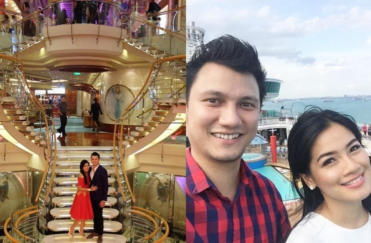 Seleb liburan mewah naik kapal pesiar (Instagram/@titi_kamall)