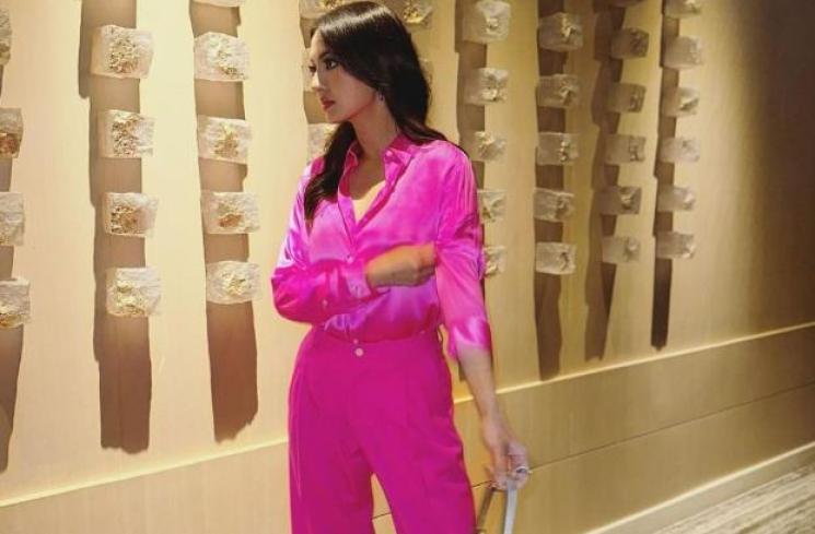 Potret Raline Shah Nonton Film Barbie di Thailand. (Instagram/ralineshah)