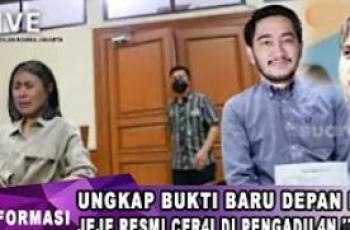 CEK FAKTA: Syahnaz Terus Menangis Minta Rujuk, Jeje Govinda Tunjukan Bukti Baru Depan Hakim