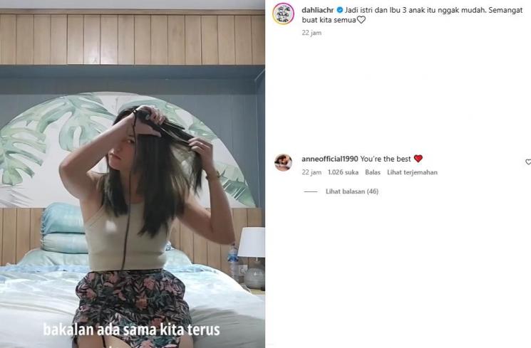Putri Anne beri dukungan pada Dahlia Poland (instagram)