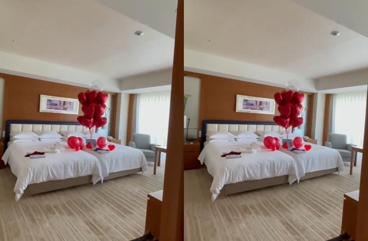Momen Perayaan Ultah Syahrini di Kamar Hotel (instagram/@princessyahrini)