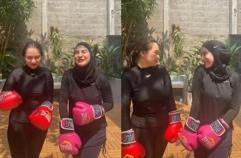 Olahraga Bareng Nathalie Holscher, Irish Bella Diwanti-wanti: Hati-Hati Berkawan!