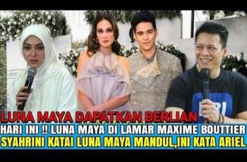 CEK FAKTA: Luna Maya Tunjukkan Cincin Usai Dilamar Maxime Bouttier, Syahrini Sebut Pamer