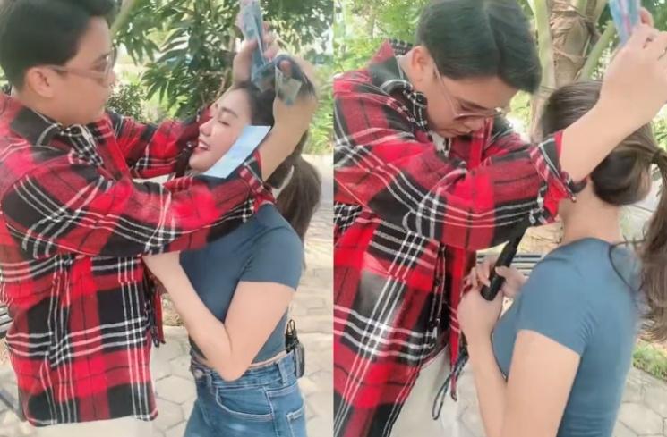 Billy Syahputra nyawer Chandrika Chika (TikTok/bilsky16)