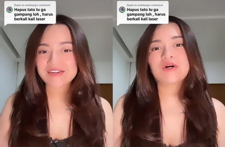 Potret Nathalie Holscher Pamer Tato (tiktok/@nathalieholscher14)