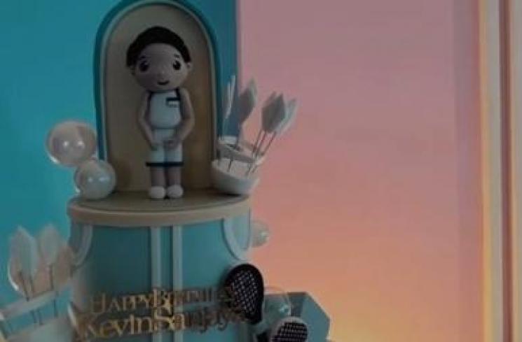 Momen Gender Reveal Anak Kevin Sanjaya dan Valencia Tanoe. (Instagram//liliana_tanoesoedibjo)