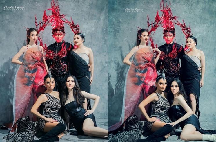 Potret seleb di Jember Fashion Carnaval 2023 (Instagram/@wardhana_chandra)