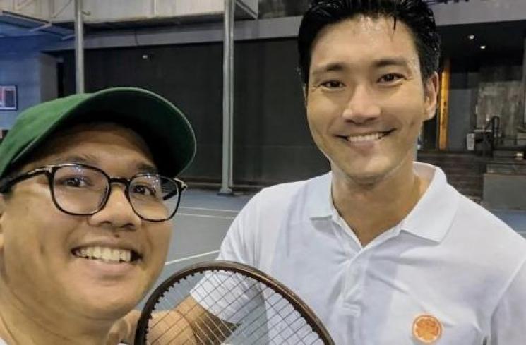 Potret Artis Indonesia Ketemu Siwon. (Instagram/imanusman)