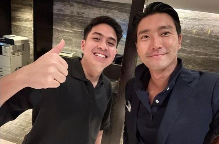 Potret Artis Indonesia Ketemu Siwon. (Instagram/jeromepolin)