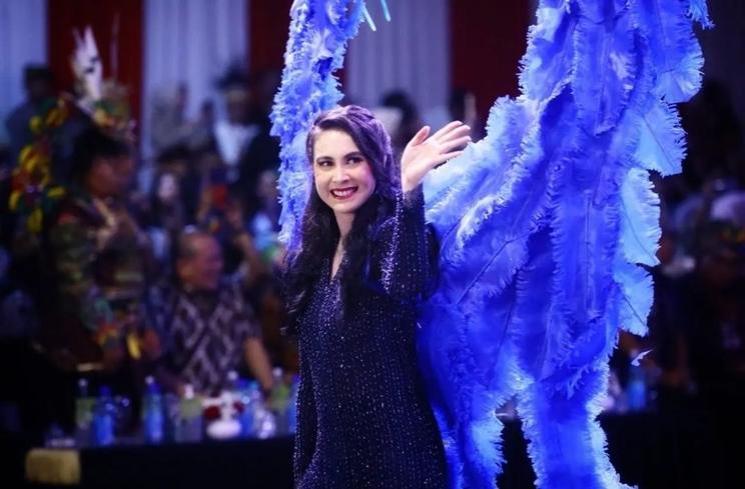 Potret seleb di Jember Fashion Carnaval 2023 (Instagram/@arumibachsin_94)