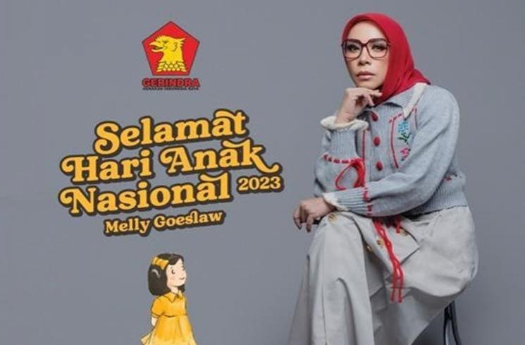 Musisi yang bakal maju caleg 2024 (Instagram/@melly_goeslaw)